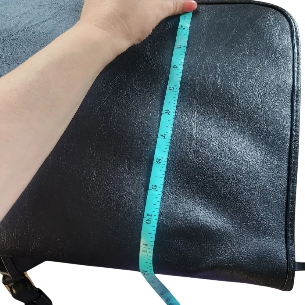 Black Samsinite Leather Men's Bag - Picture 5 of 14